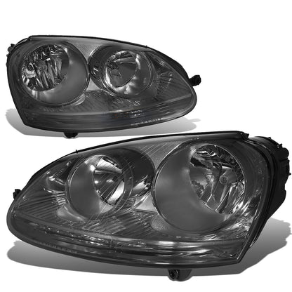 FAROS 05-10 VW JETTA / 06-09 VW RABBIT - H4 LOW BEAM / H7 HIGH BEAM / 1156A TURN SIGNAL - SMOKE HOUSING / CLEAR CORNER