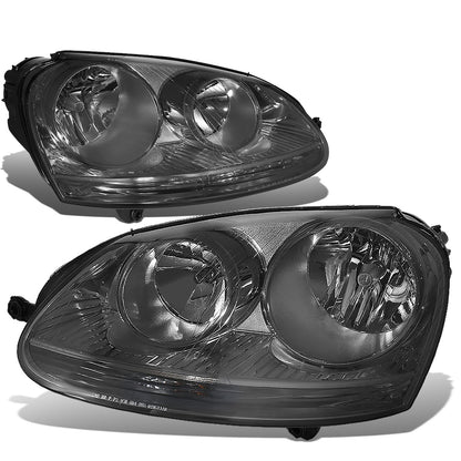FAROS 05-10 VW JETTA / 06-09 VW RABBIT - H4 LOW BEAM / H7 HIGH BEAM / 1156A TURN SIGNAL - SMOKE HOUSING / CLEAR CORNER