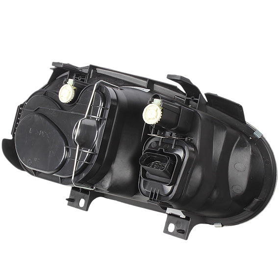 FAROS 99-05 VOLKSWAGEN GOLF / 99-02 VOLKSWAGEN CABRIO - H7 LOW BEAM / H1 HIGH BEAM / 2827 TURN SIGNAL - BLACK HOUSING