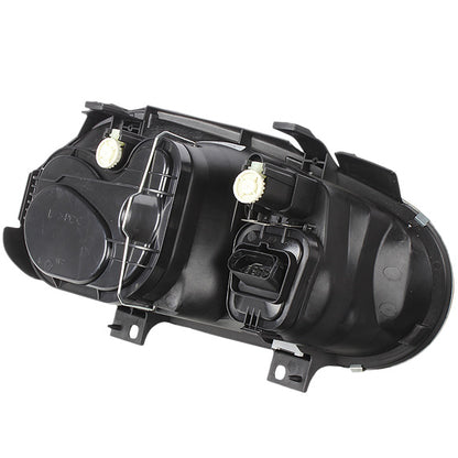 FAROS 99-05 VOLKSWAGEN GOLF / 99-02 VOLKSWAGEN CABRIO - H7 LOW BEAM / H1 HIGH BEAM / 2827 TURN SIGNAL - BLACK HOUSING