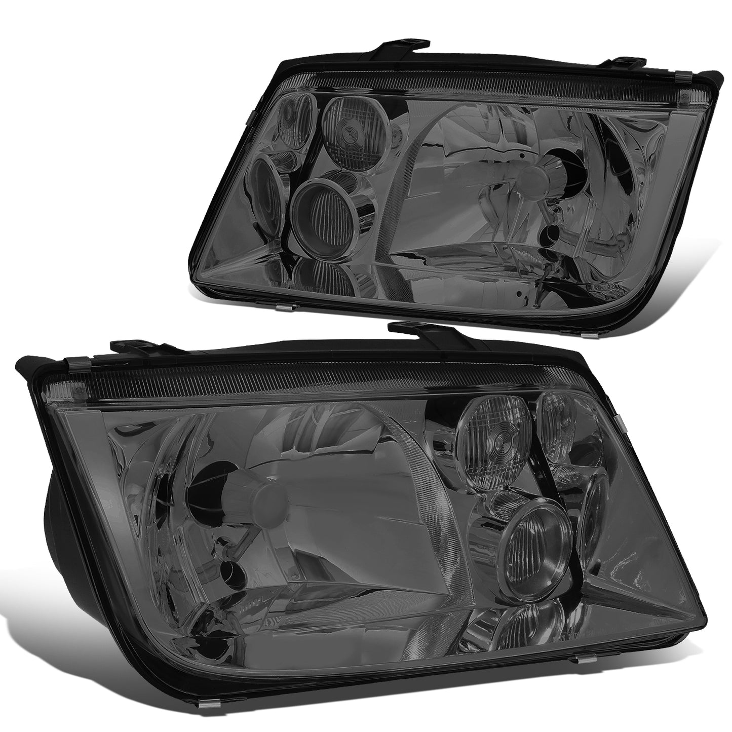FAROS 99-05 VOLKSWAGEN JETTA - H4 LOW BEAM / HIGH BEAM / 2827 TURN SIGNAL - SMOKE HOUSING