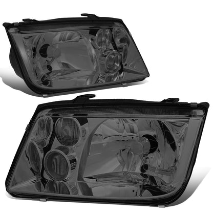 FAROS 99-05 VOLKSWAGEN JETTA - H4 LOW BEAM / HIGH BEAM / 2827 TURN SIGNAL - SMOKE HOUSING