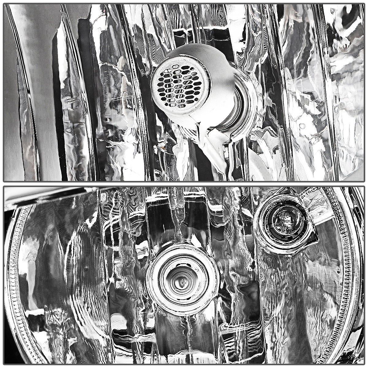 FAROS 11-17 VW JETTA - FITS MODELS W/ HALOGEN HEADLIGHTS ONLY - H7 LOW BEAM / HIGH BEAM / 7507 TURN SIGNAL - CHROME HOUSING / CLEAR CORNER