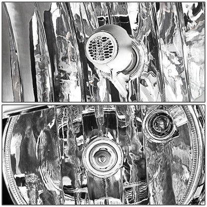 FAROS 11-17 VW JETTA - FITS MODELS W/ HALOGEN HEADLIGHTS ONLY - H7 LOW BEAM / HIGH BEAM / 7507 TURN SIGNAL - CHROME HOUSING / CLEAR CORNER