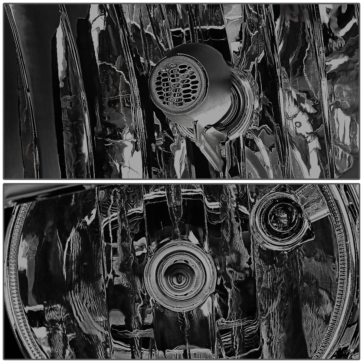 FAROS 11-17 VW JETTA - FITS MODELS W/ HALOGEN HEADLIGHTS ONLY - H7 LOW BEAM / HIGH BEAM / 7507 TURN SIGNAL - SMOKE HOUSING / CLEAR CORNER