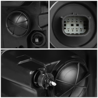 FAROS 15-20 GMC YUKON, YUKON XL - FITS HALOGEN HEADLIGHT MODELS ONLY - LED DRL - PROJECTOR - H11 LOW BEAM / 9005 HIGH BEAM - CHROME HOUSING / AMBER CORNER