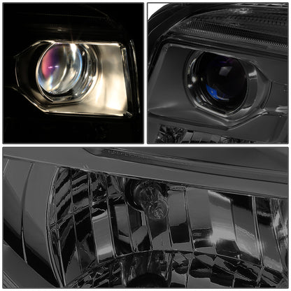 FAROS 15-20 GMC YUKON, YUKON XL - FITS HALOGEN HEADLIGHT MODELS ONLY - LED DRL - PROJECTOR - H11 LOW BEAM / 9005 HIGH BEAM - SMOKE HOUSING / CLEAR CORNER