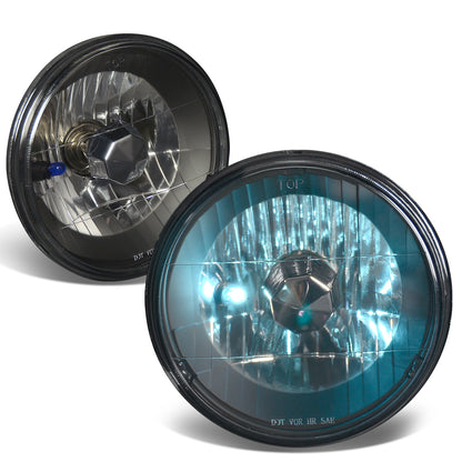 FAROS 7 X 7 ROUND - DIAMOND - BLACK - H4 LOW BEAM / HIGH BEAM