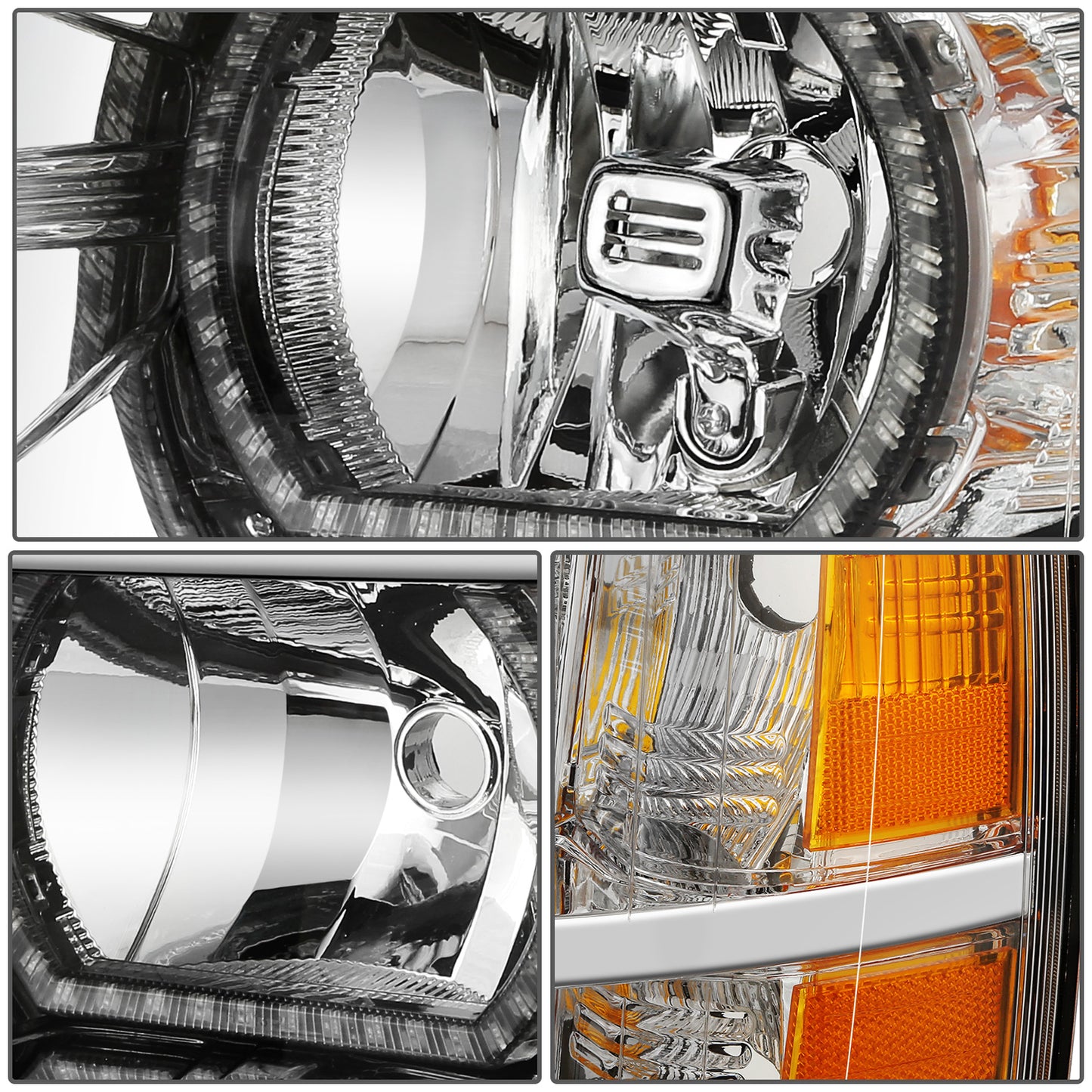 FAROS RGB LED - CHEVROLET SILVERADO 1500 2007-2013 / CHEVROLET SILVERADO 2500 3500 & HD MODELS - DOES NOT FIT 2007 OLD BODY CLASSIC MODELS - REQUIRES WIRING LEDS TO FACTORY WIRING HARNESS - FITS MODELS WITH FACTORY HALOGEN HEADLIGHTS ONLY - 9005 HIGH /