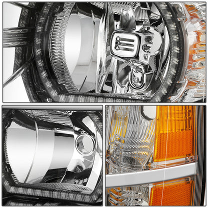 FAROS RGB LED - CHEVROLET SILVERADO 1500 2007-2013 / CHEVROLET SILVERADO 2500 3500 & HD MODELS - DOES NOT FIT 2007 OLD BODY CLASSIC MODELS - REQUIRES WIRING LEDS TO FACTORY WIRING HARNESS - FITS MODELS WITH FACTORY HALOGEN HEADLIGHTS ONLY - 9005 HIGH /