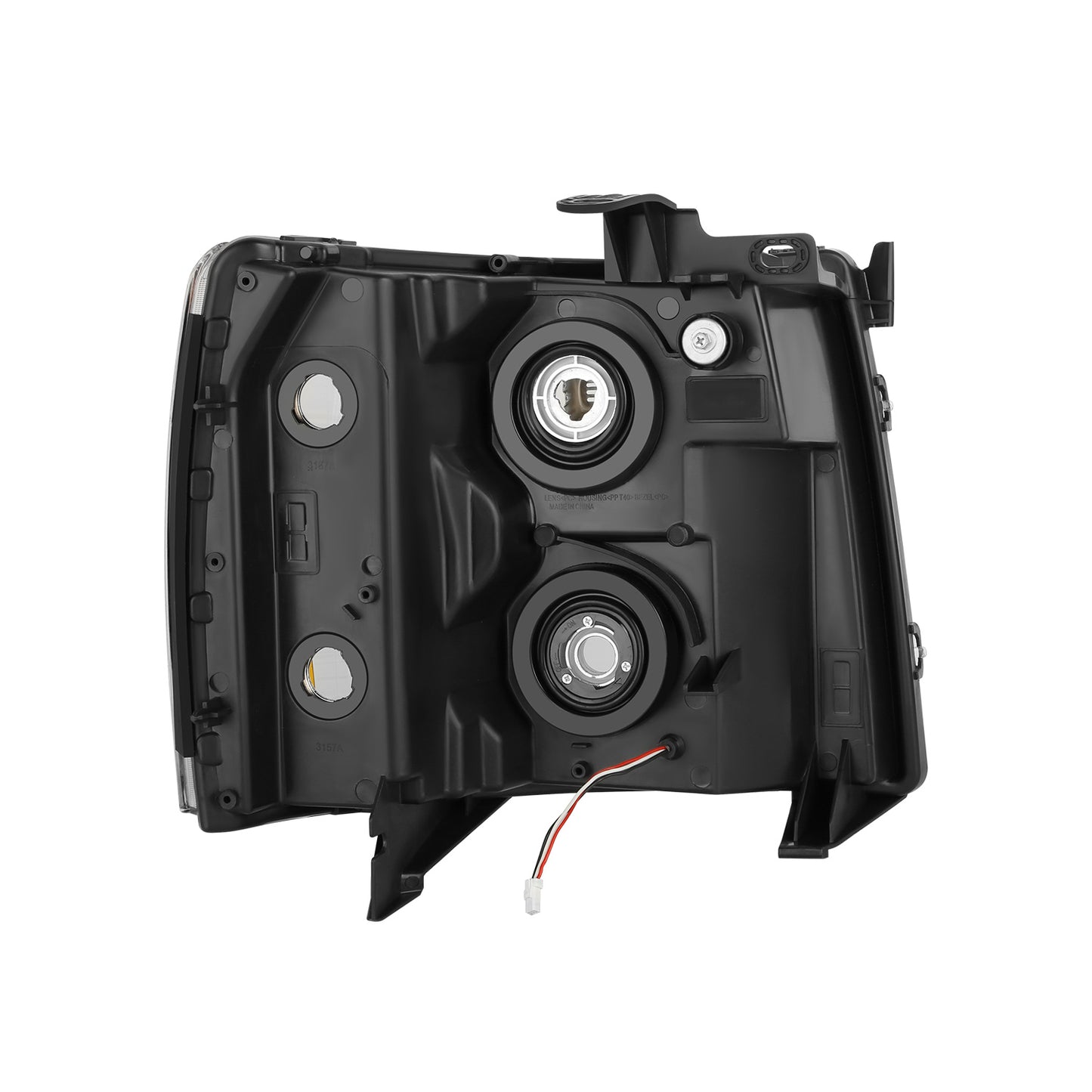 FAROS RGB LED - CHEVROLET SILVERADO 1500 2007-2013 / CHEVROLET SILVERADO 2500 3500 & HD MODELS - DOES NOT FIT 2007 OLD BODY CLASSIC MODELS - REQUIRES WIRING LEDS TO FACTORY WIRING HARNESS - FITS MODELS WITH FACTORY HALOGEN HEADLIGHTS ONLY - 9005 HIGH /