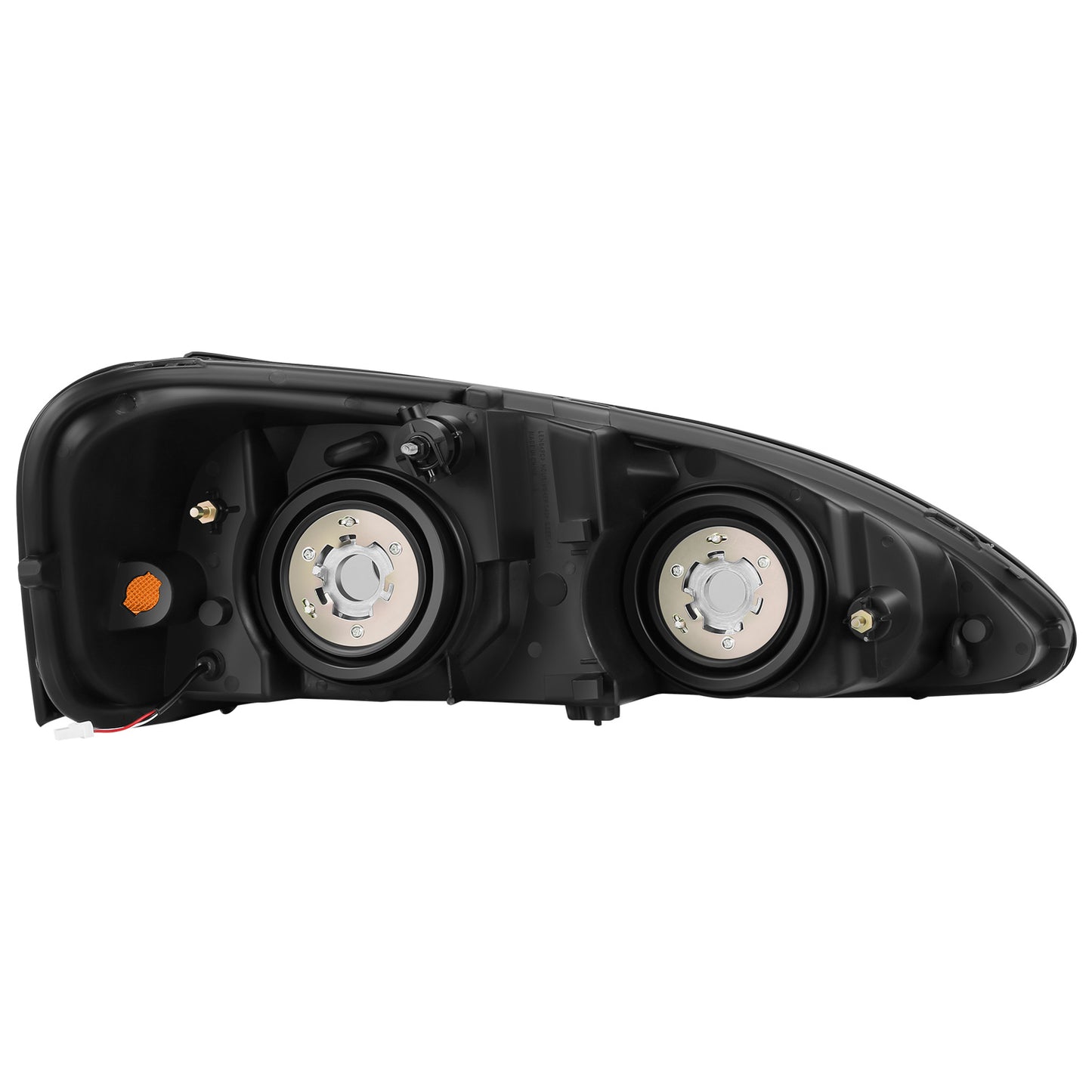 FAROS RGB LED - PONTIAC GRAND PRIX 2004-2008 - 9006 LOW / 9005 HIGH / 194 SIDE MARKER - CHROME HOUSING / AMBER CORNER