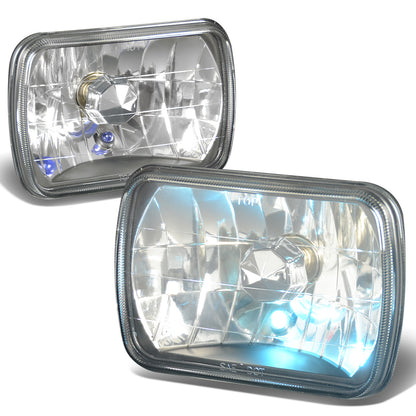 FAROS 7 X 6 RECTANGLE - DIAMOND - BLACK - H4 LOW BEAM / HIGH BEAM