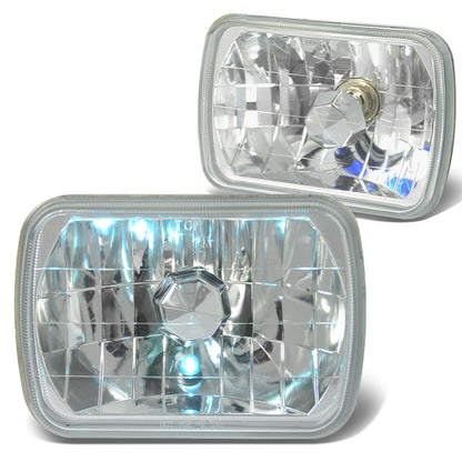 FAROS 7 X 6 RECTANGLE - DIAMOND - CLEAR - H4 LOW BEAM / HIGH BEAM