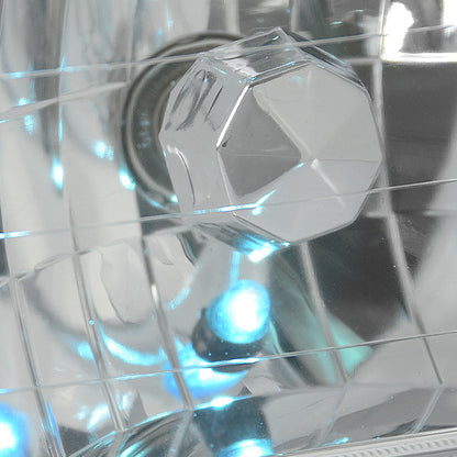 FAROS 7 X 6 RECTANGLE - DIAMOND - CLEAR - H4 LOW BEAM / HIGH BEAM