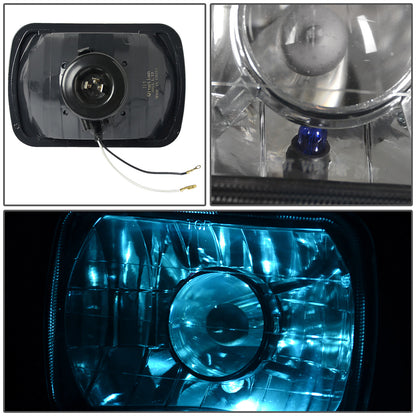 FAROS 7 X 6 RECTANGLE - PROJECTOR - CLEAR - H4 LOW BEAM / HIGH BEAM