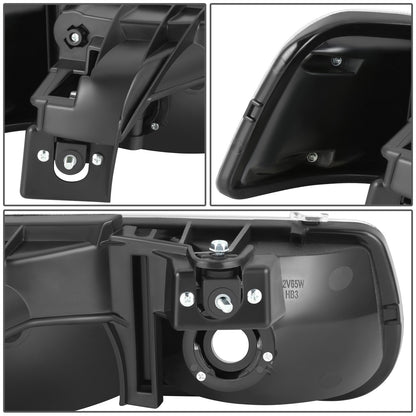 FAROS 99-02 CHEVY SILVERADO/AVALANCHE//WHITE HOOD, WHITE REVERSE, BLACK BOTTOM WATER BURST FLASH GUIDE,4P