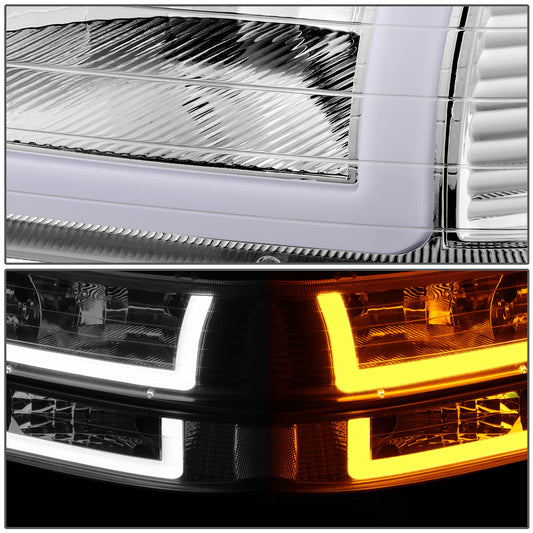 FAROS 99-02 CHEVY SILVERADO/AVALANCHE//WHITE HOOD, WHITE REVERSE, BRIGHT BOTTOM WATER FLASH GUIDE,4P