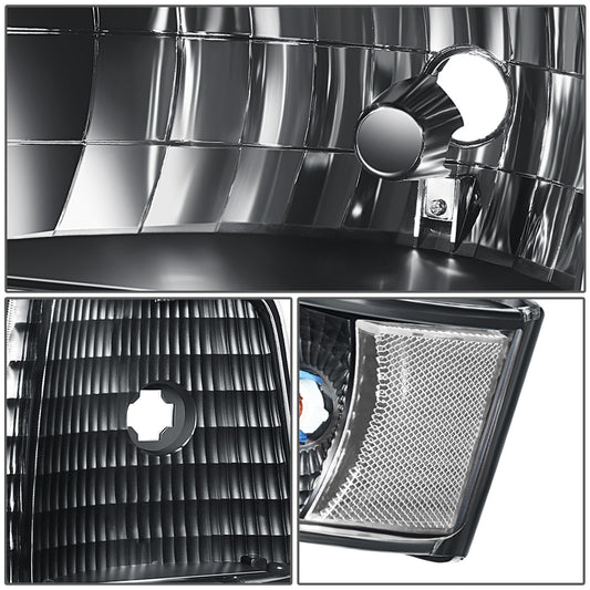 FAROS 92-96 BRONCO F150 F250 F350//WHITE HOOD, WHITE REVERSE, BLACK BASE, WATER FLASH GUIDE,6P