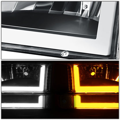 FAROS 92-96 BRONCO F150 F250 F350//WHITE HOOD, WHITE REVERSE, BLACK BASE, WATER FLASH GUIDE,6P