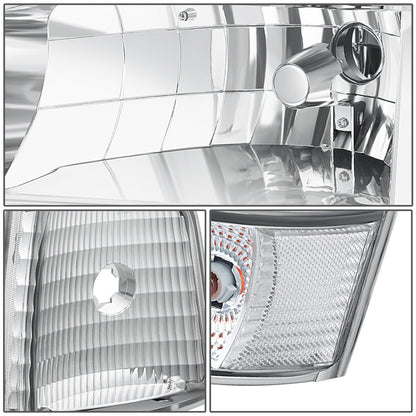 FAROS 92-96 BRONCO F150 F250 F350//WHITE HOOD, WHITE BACK, LIGHT BASE, WATER FLASH GUIDE,6P