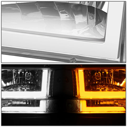 FAROS 92-96 BRONCO F150 F250 F350//WHITE HOOD, WHITE BACK, LIGHT BASE, WATER FLASH GUIDE,6P