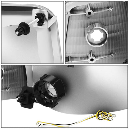 FAROS 92-96 BRONCO F150 F250 F350//WHITE HOOD, WHITE BACK, LIGHT BASE, WATER FLASH GUIDE,6P