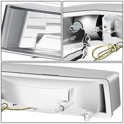 FAROS 92-96 BRONCO F150 F250 F350//WHITE HOOD, WHITE BACK, LIGHT BASE, WATER FLASH GUIDE,6P