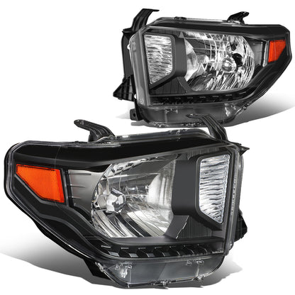 FAROS 14-18 TOYOTA TUNDRA - BLACK HOUSING / AMBER CORNER - H4 HIGH / LOW BEAM BULBS