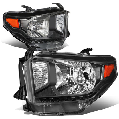 FAROS 14-18 TOYOTA TUNDRA - BLACK HOUSING / AMBER CORNER - H4 HIGH / LOW BEAM BULBS