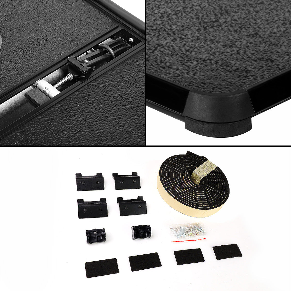 TAPA DE CAJA CAJUELA HARD TRI-FOLD TONNEAU COVER - 05-18 TOYOTA TACOMA - FITS MODELS WITH 5FT BED