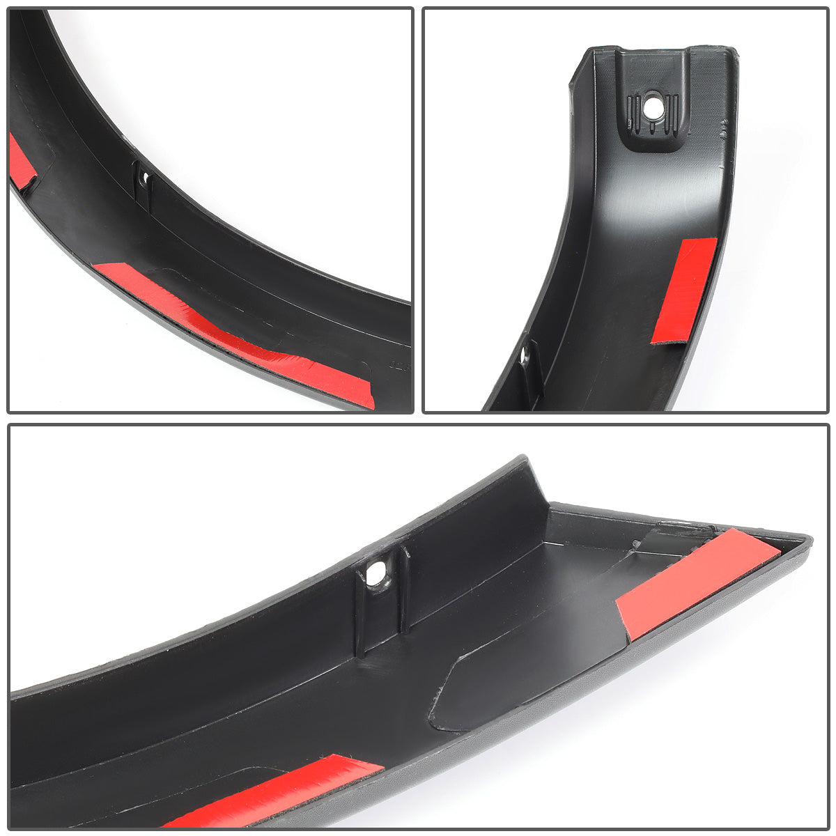CANTONERAS FENDER FLARE - 04-08 FORD F-150 STYLE SIDE MODELS WITH 5'5", 6'5", 8' BEDS / 06-08 LINCOLN MARK LT WITH 5'5", 6'5" BEDS - MATTE BUMP TEXTURED - BLACK