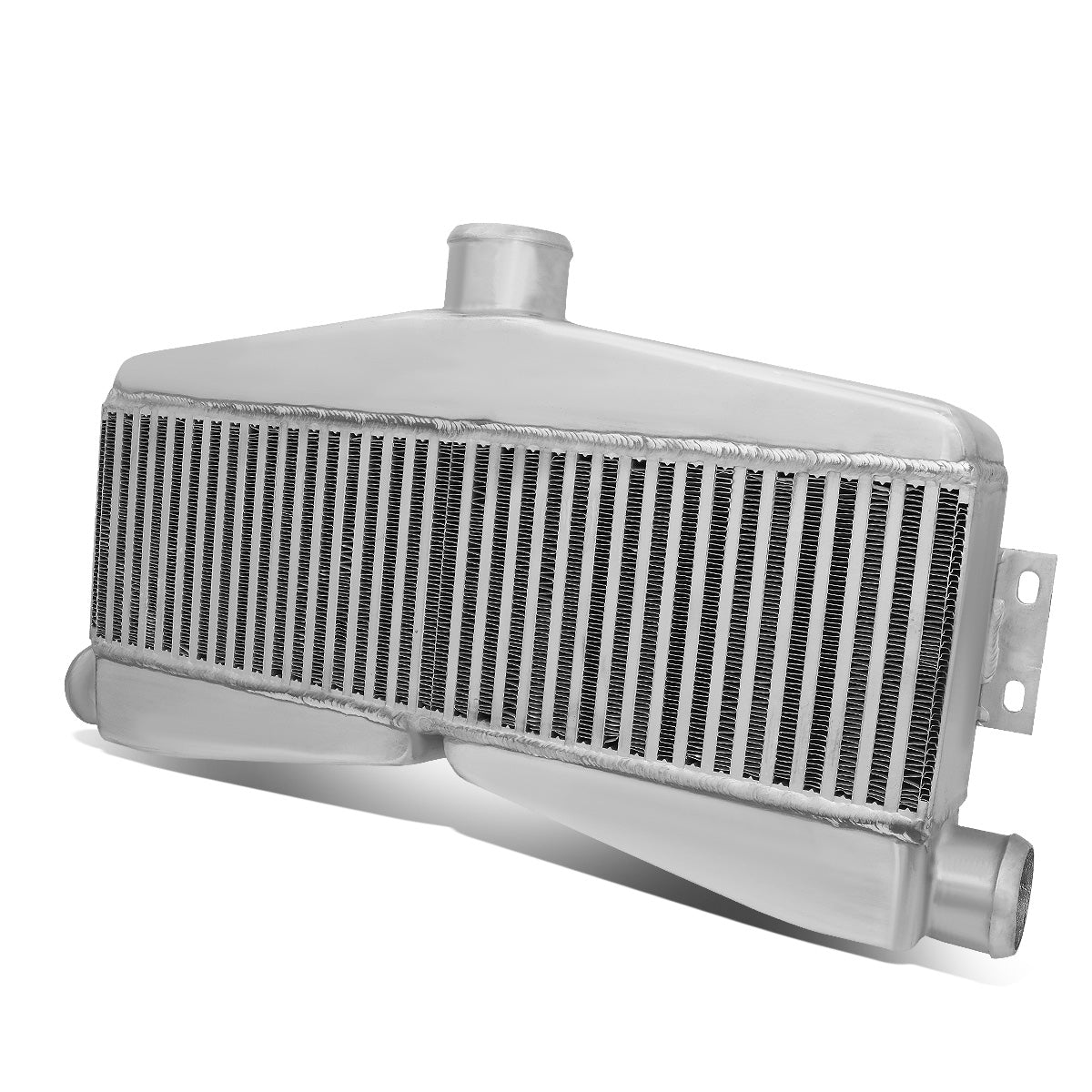 INTERCOOLER B\P - O: 27.5"X14.5"X3.5" - C: 24"X7"X3.5" - 07-14 CHEVY SILVERADO - SILVER