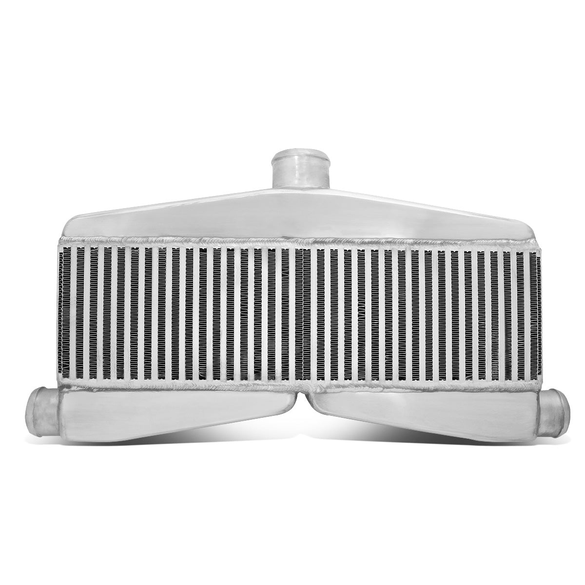 INTERCOOLER B\P - O: 27.5"X14.5"X3.5" - C: 24"X7"X3.5" - 07-14 CHEVY SILVERADO - SILVER