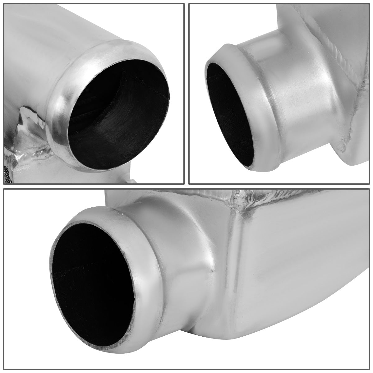 INTERCOOLER B\P - O: 28"X13"X3.5" - C: 24"X7"X3.5" - 99-06 CHEVY SILVERADO - SILVER