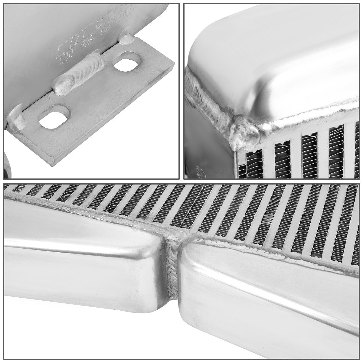 INTERCOOLER B\P - O: 28"X13"X3.5" - C: 24"X7"X3.5" - 99-06 CHEVY SILVERADO - SILVER