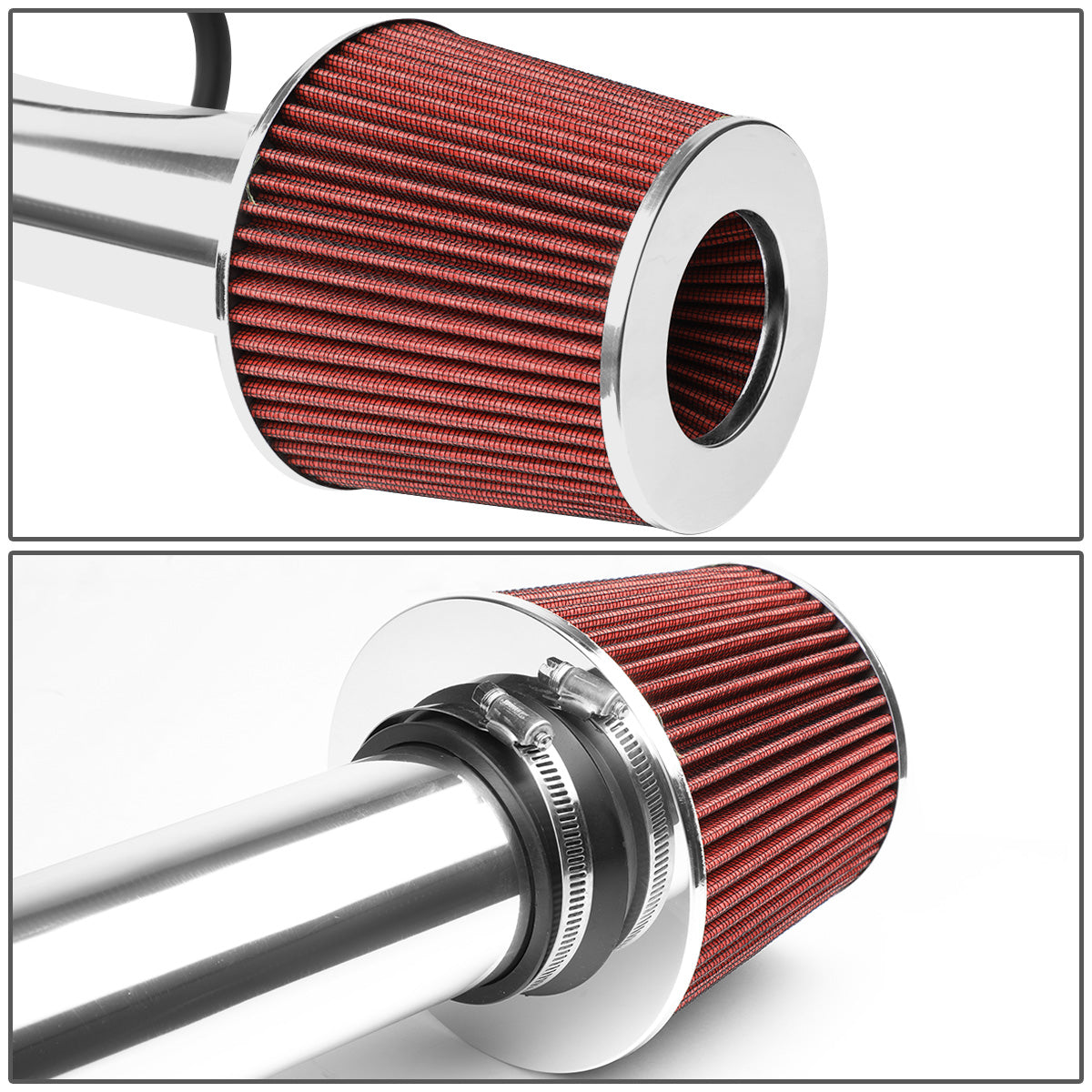 FILTRO DE ALTO FLUJO 92-95 HONDA CIVIC SOHC / 93-97 HONDA CIVIC DEL SOL SOHC - W/ RED FILTER