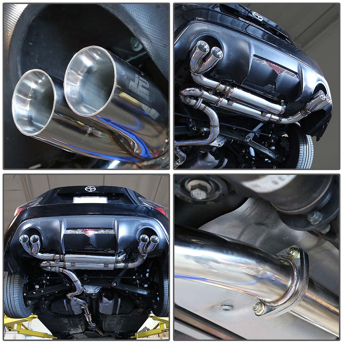 CATBACK CATBACK - STAINLESS STEEL - 13-UP SCION FRS - QUAD - 45LBS