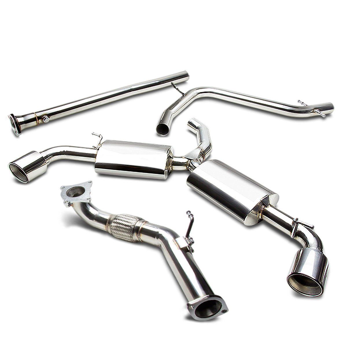 CATBACK CATBACK - STAINLESS STEEL - 10-12 VW GTI + DP - 46LBS