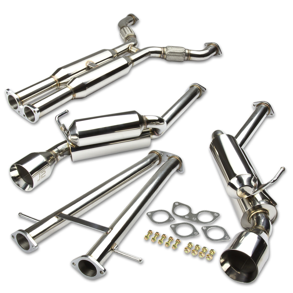 CATBACK CATBACK - STAINLESS STEEL - 07-13 INFINITI G37 COUPE - DUAL - HP - RT - 65LBS