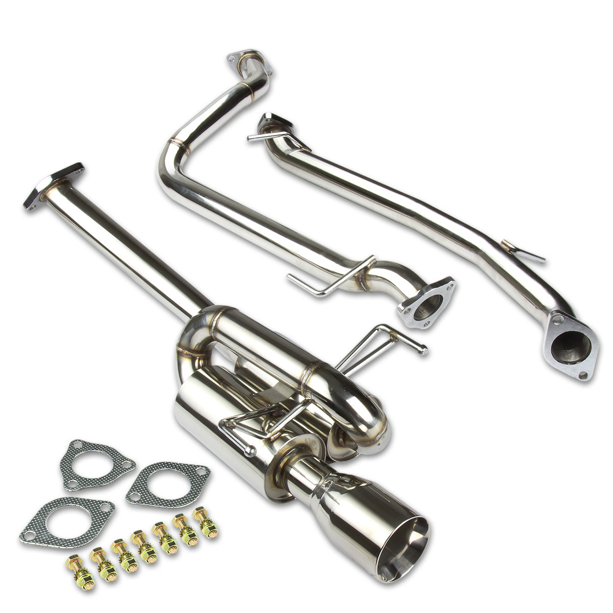 CATBACK CATBACK - STAINLESS STEEL - 11-13 HONDA CR-Z - TWIN LOOP - RT - 26LBS