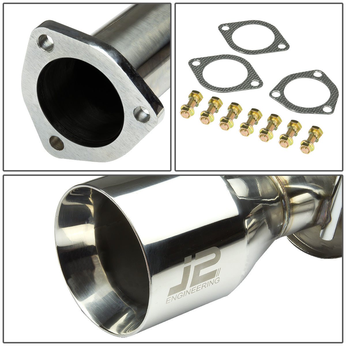 CATBACK CATBACK - STAINLESS STEEL - 07-11 HONDA CIVIC SI 4-DR - HP - RT - 32LBS