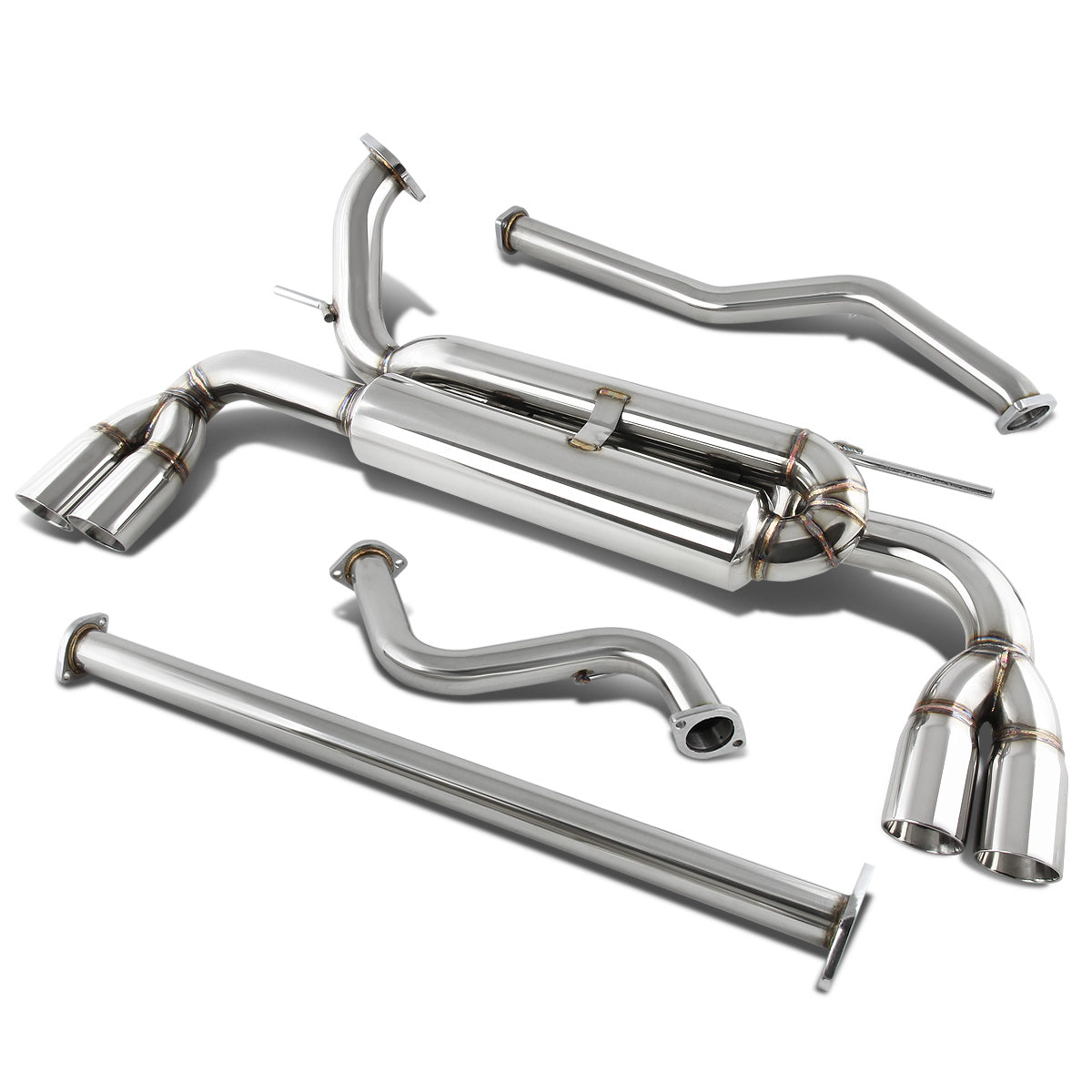CATBACK CATBACK - STAINLESS STEEL - 12-14 FORD FOCUS HATCHBACK - QUAD - 43LBS