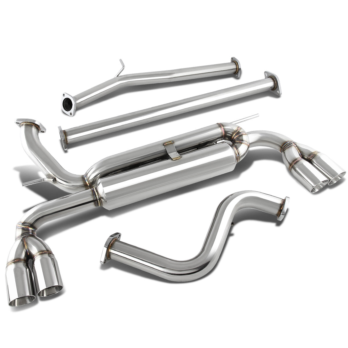 CATBACK CATBACK - STAINLESS STEEL - 12-14 FORD FOCUS HATCHBACK - QUAD - 43LBS