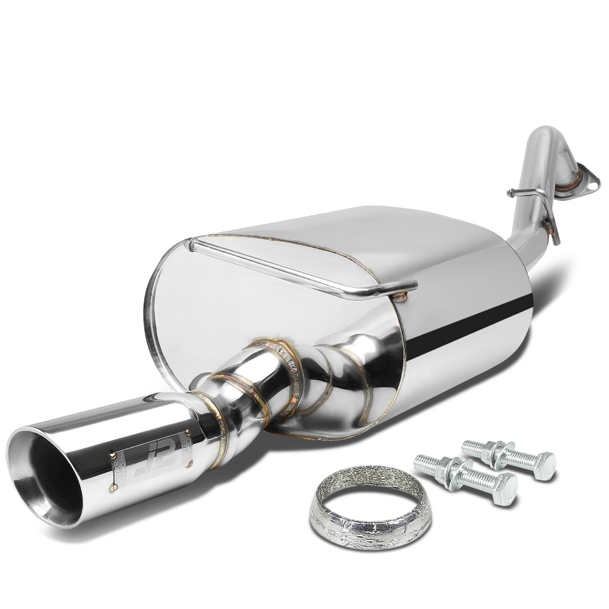 CATBACK CATBACK - STAINLESS STEEL - 07-13 TOYOTA COROLLA E140 1.8L / 2.4L - OEM STYLE ROLL TIP