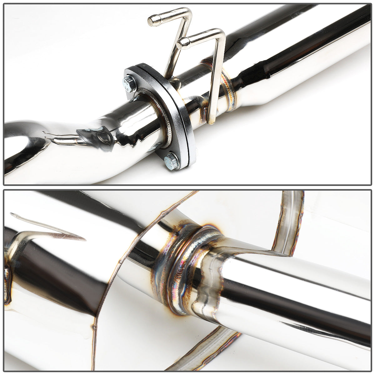 CATBACK CATBACK - STAINLESS STEEL - 01-05 HONDA CIVIC LX/DX/HX 1.7L SOHC - 3.5" ROUND TIP