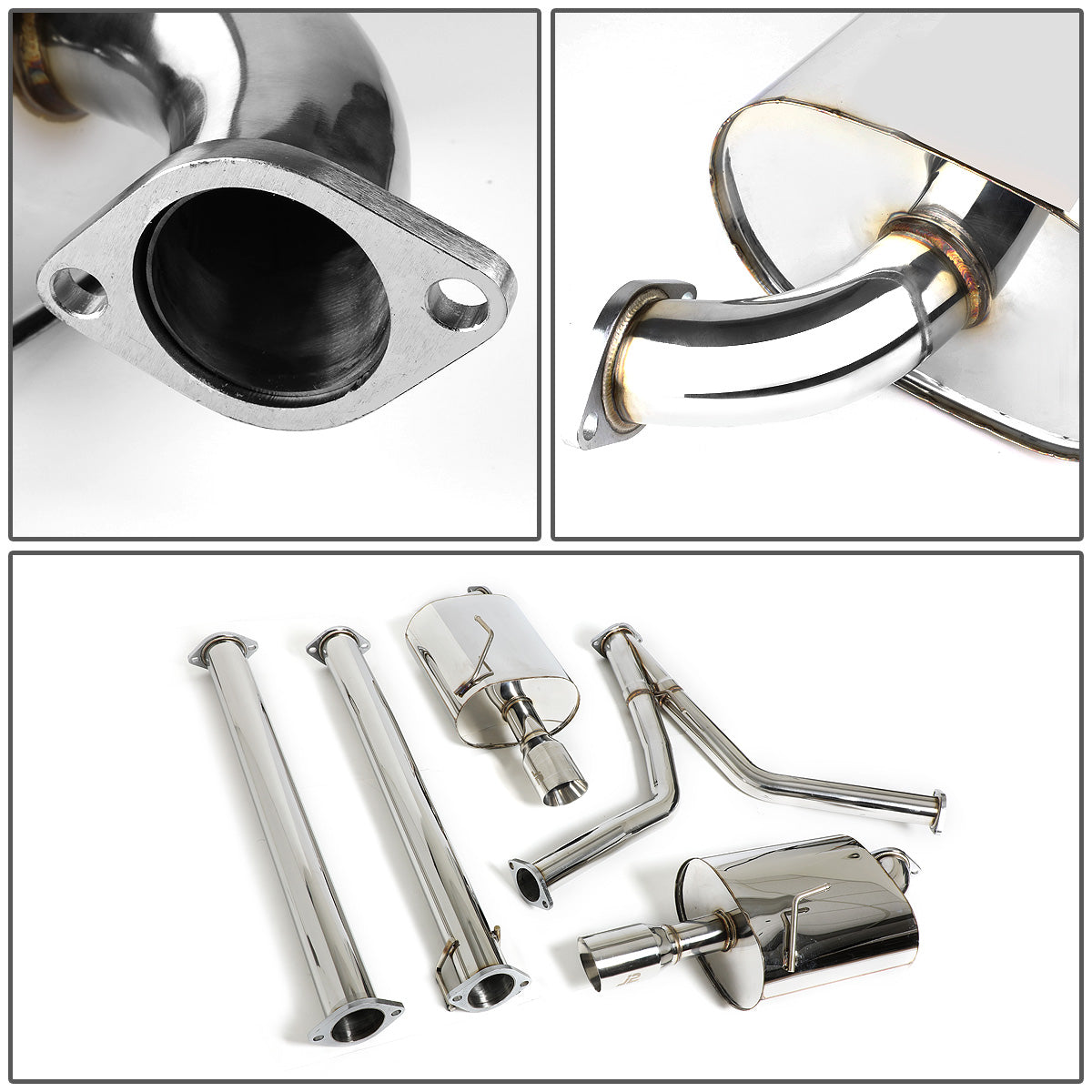 CATBACK CATBACK - STAINLESS STEEL - 09-15 NISSAN MAXIMA 3.5L V6 - 3.5" DUAL ROUND TIP