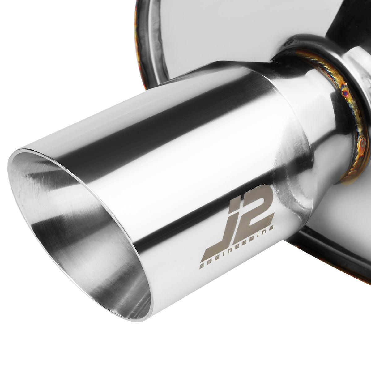 CATBACK CATBACK - STAINLESS STEEL - SINGLE ROLLED TIP - 88-91 HONDA CIVIC 4-DOOR