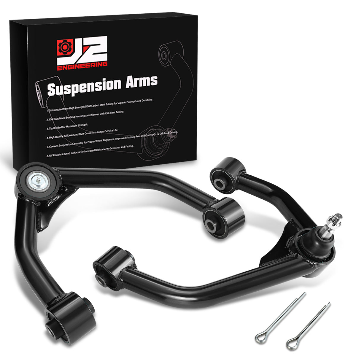 HORQUILLAS 15-19 COLORADO CANYON FRONT UPPER CONTROL ARM FOR 2-4" LEVELING KIT,
BLACK+BLACK
