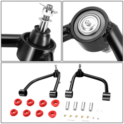 HORQUILLAS 22-23 TUNDRA 2WD/4WD BALL JOINT UPPER CONTROL ARM FOR 2-4" LEVELING LIFT KIT,
BLACK +RED